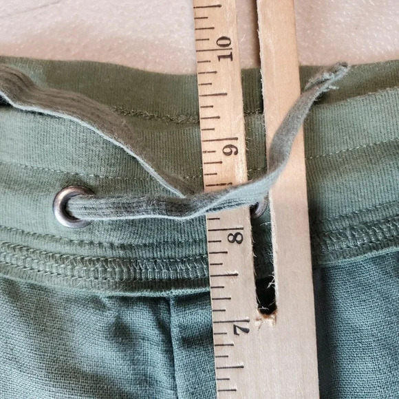 Lucy‎ Activewear Women's Linen Blend Crop Casual Pants Green Size XS - Picture 10 of 11